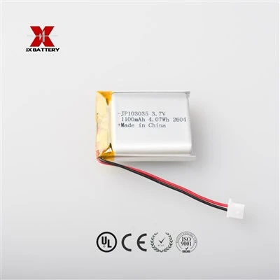 Li Polymer Battery 103035 1100mah 3.7v